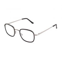 Retro Lesebrille Schildpatt Optik schwarz silber