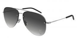 Saint Laurent CLASSIC 11 M 005 Metall Pilot Silberfarben/Silberfarben Sonnenbrille, Sunglasses