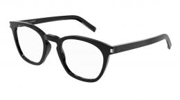 Saint Laurent SL 28 OPT 001 Kunststoff Irregular Schwarz/Schwarz Brille online; Brillengestell; Brillenfassung; Glasses; auch als Gleitsichtbrille