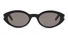 Saint Laurent SL 567 001 Kunststoff Rund Oval Schwarz/Schwarz Sonnenbrille mit Sehstärke, verglasbar; Sunglasses; auch als Gleitsichtbrille