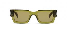 Saint Laurent SL 572 005 Kunststoff Rechteckig Grün/Grün Sonnenbrille, Sunglasses