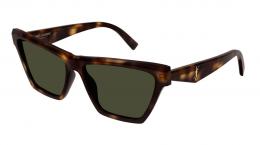 Saint Laurent SL M103 003 Kunststoff Schmetterling / Cat-Eye Havana/Havana Sonnenbrille mit Sehstärke, verglasbar; Sunglasses; auch als Gleitsichtbrille; Black Friday