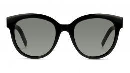 Saint Laurent SL M29 003 Kunststoff Rund Schwarz/Schwarz Sonnenbrille, Sunglasses