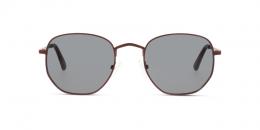 Seen Metall Panto Dunkelrot/Dunkelrot Sonnenbrille mit Sehstärke, verglasbar; Sunglasses; auch als Gleitsichtbrille