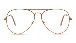 Seen Metall Pilot Bronzefarben/Bronzefarben Brille online; Brillengestell; Brillenfassung; Glasses; auch als Gleitsichtbrille