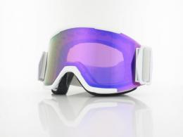 Smith Squad M00668 33F9941 white vapor / chromapop everyday violet mirror - clear
