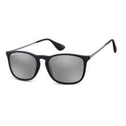Sonnenbrille mit Acetatfassung und silber spiegelnden Glsern
