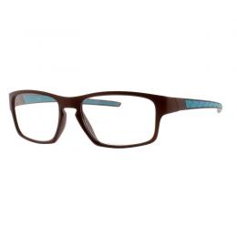 Sportliche Lesebrille braun hellblau