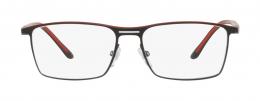 Starck 0SH2066 0001 Metall Rechteckig Schwarz/Rot Brille online; Brillengestell; Brillenfassung; Glasses; auch als Gleitsichtbrille