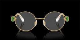 Swarovski 0SK1001 4004 Metall Rund Goldfarben/Goldfarben Brille online; Brillengestell; Brillenfassung; Glasses; auch als Gleitsichtbrille