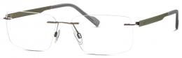 TITANFLEX 823014 34 Metall Rechteckig Grün/Grün Brille online; Brillengestell; Brillenfassung; Glasses; auch als Gleitsichtbrille