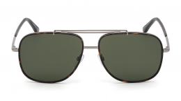 Tom Ford FT0693 14N Metall Panto Silberfarben/Havana Sonnenbrille, Sunglasses