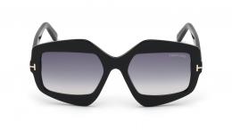 Tom Ford FT0789 01B Kunststoff Irregular Schwarz/Schwarz Sonnenbrille, Sunglasses