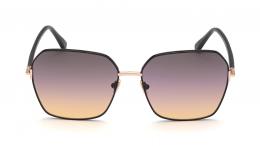 Tom Ford FT0839 01B Metall Irregular Schwarz/Schwarz Sonnenbrille mit Sehstärke, verglasbar; Sunglasses; auch als Gleitsichtbrille