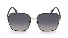 Tom Ford FT0839 01D polarisiert Metall Irregular Schwarz/Schwarz Sonnenbrille mit Sehstärke, verglasbar; Sunglasses; auch als Gleitsichtbrille