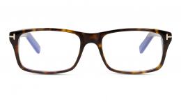 Tom Ford FT5663-B 052 Kunststoff Rechteckig Havana/Havana Brille online; Brillengestell; Brillenfassung; Glasses; auch als Gleitsichtbrille