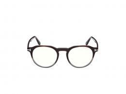 Tom Ford FT5833-B 056 Kunststoff Panto Havana/Mehrfarbig Brille online; Brillengestell; Brillenfassung; Glasses; auch als Gleitsichtbrille