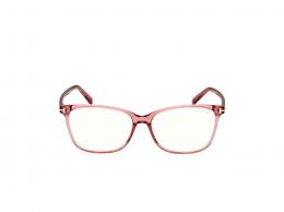Tom Ford FT5842-B 074 Kunststoff Rechteckig Rosa/Transparent Brille online; Brillengestell; Brillenfassung; Glasses; auch als Gleitsichtbrille