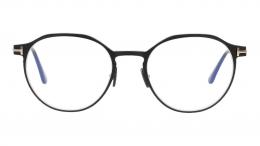 Tom Ford FT5866-B 002 Metall Panto Schwarz/Schwarz Brille online; Brillengestell; Brillenfassung; Glasses; auch als Gleitsichtbrille