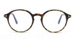 Tom Ford FT5867-B 052 Kunststoff Panto Havana/Havana Brille online; Brillengestell; Brillenfassung; Glasses; auch als Gleitsichtbrille