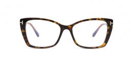 Tom Ford FT5893-B 052 Kunststoff Schmetterling / Cat-Eye Havana/Havana Brille online; Brillengestell; Brillenfassung; Glasses; auch als Gleitsichtbrille