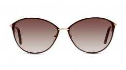 Tom Ford PENELOPE FT0320 28F Metall Rund Pink Gold/Pink Gold Sonnenbrille mit Sehstärke, verglasbar; Sunglasses; auch als Gleitsichtbrille