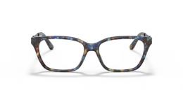 Tory Burch 0TY2107 1876 Kunststoff Eckig Havana/Blau Brille online; Brillengestell; Brillenfassung; Glasses; auch als Gleitsichtbrille