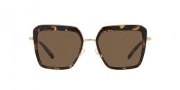 Tory Burch 0TY6099 336373 Metall Panto Havana/Havana Sonnenbrille, Sunglasses