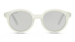 UNOFFICIAL Kunststoff Panto Grün/Grün Sonnenbrille mit Sehstärke, verglasbar; Sunglasses