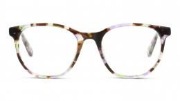 UNOFFICIAL Kunststoff Panto Havana/Lila Brille online; Brillengestell; Brillenfassung; Glasses