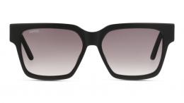 UNOFFICIAL Kunststoff Panto Schwarz/Schwarz Sonnenbrille mit Sehstärke, verglasbar; Sunglasses; auch als Gleitsichtbrille