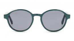 UNOFFICIAL Kunststoff Panto Türkis/Türkis Sonnenbrille mit Sehstärke, verglasbar; Sunglasses