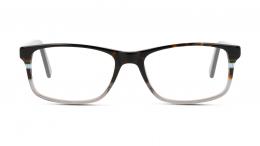 UNOFFICIAL Kunststoff Rechteckig Havana/Blau Brille online; Brillengestell; Brillenfassung; Glasses; auch als Gleitsichtbrille
