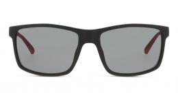 UNOFFICIAL Kunststoff Rechteckig Schwarz/Schwarz Sonnenbrille mit Sehstärke, verglasbar; Sunglasses