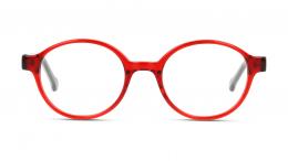 UNOFFICIAL Kunststoff Rund Rot/Transparent Brille online; Brillengestell; Brillenfassung; Glasses