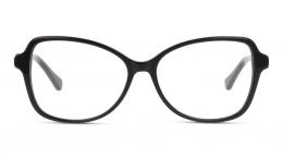 UNOFFICIAL Kunststoff Schmal Schwarz/Schwarz Brille online; Brillengestell; Brillenfassung; Glasses; auch als Gleitsichtbrille