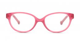 UNOFFICIAL Kunststoff Schmal Transparent/Rot Brille online; Brillengestell; Brillenfassung; Glasses