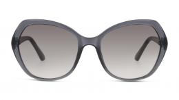 UNOFFICIAL Kunststoff Schmetterling / Cat-Eye Grau/Grau Sonnenbrille mit Sehstärke, verglasbar; Sunglasses; auch als Gleitsichtbrille