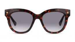 UNOFFICIAL Kunststoff Schmetterling / Cat-Eye Havana/Havana Sonnenbrille, Sunglasses