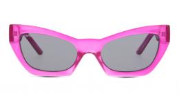 UNOFFICIAL Kunststoff Schmetterling / Cat-Eye Lila/Transparent Sonnenbrille, Sunglasses