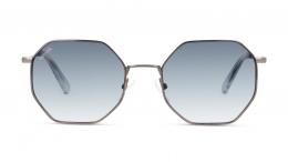 UNOFFICIAL Metall Hexagonal Grau/Grau Sonnenbrille mit Sehstärke, verglasbar; Sunglasses; auch als Gleitsichtbrille