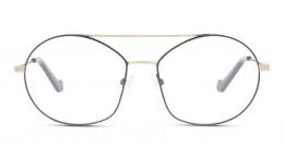 UNOFFICIAL Metall Irregular Blau/Goldfarben Brille online; Brillengestell; Brillenfassung; Glasses; auch als Gleitsichtbrille