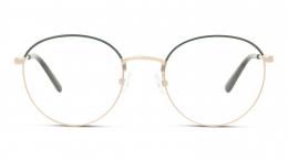 UNOFFICIAL Metall Panto Goldfarben/Grün Brille online; Brillengestell; Brillenfassung; Glasses; auch als Gleitsichtbrille; Black Friday