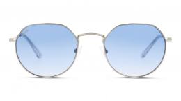 UNOFFICIAL Metall Panto Silberfarben/Silberfarben Sonnenbrille mit Sehstärke, verglasbar; Sunglasses; auch als Gleitsichtbrille