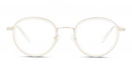 UNOFFICIAL Metall Panto Transparent/Goldfarben Brille online; Brillengestell; Brillenfassung; Glasses; auch als Gleitsichtbrille