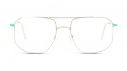 UNOFFICIAL Metall Pilot Goldfarben/Grün Brille online; Brillengestell; Brillenfassung; Glasses; auch als Gleitsichtbrille
