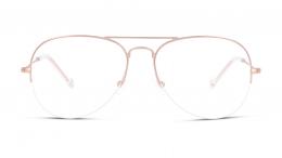 UNOFFICIAL Metall Pilot Rosa/Rosa Brille online; Brillengestell; Brillenfassung; Glasses; auch als Gleitsichtbrille