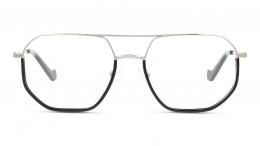 UNOFFICIAL Metall Pilot Silberfarben/Schwarz Brille online; Brillengestell; Brillenfassung; Glasses; auch als Gleitsichtbrille