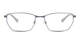 UNOFFICIAL Metall Rechteckig Blau/Blau Brille online; Brillengestell; Brillenfassung; Glasses; auch als Gleitsichtbrille