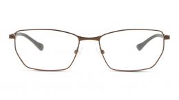 UNOFFICIAL Metall Rechteckig Grau/Grün Brille online; Brillengestell; Brillenfassung; Glasses; auch als Gleitsichtbrille